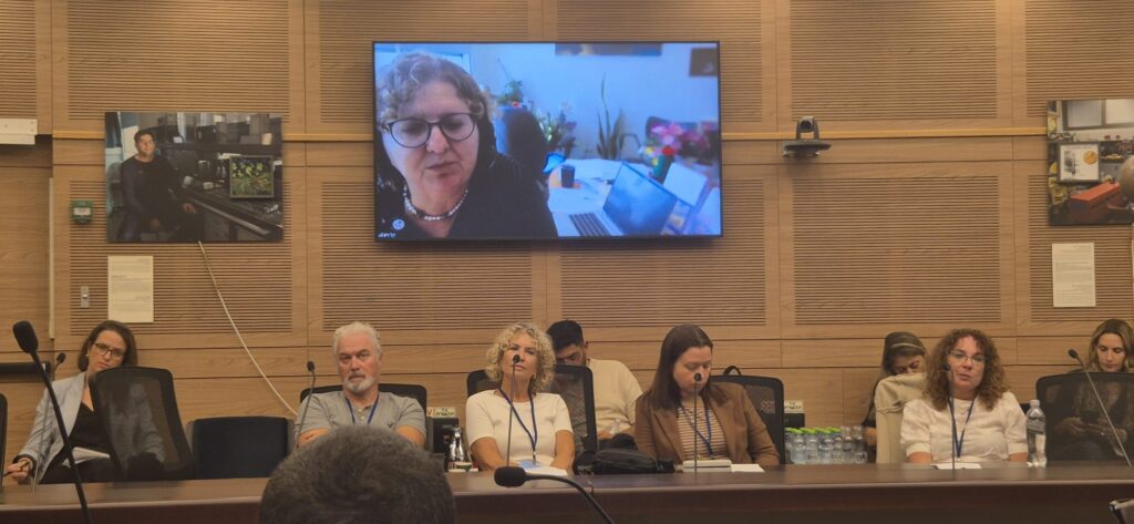 דיון בוועדת המדע והטכנולוגיה של הכנסת